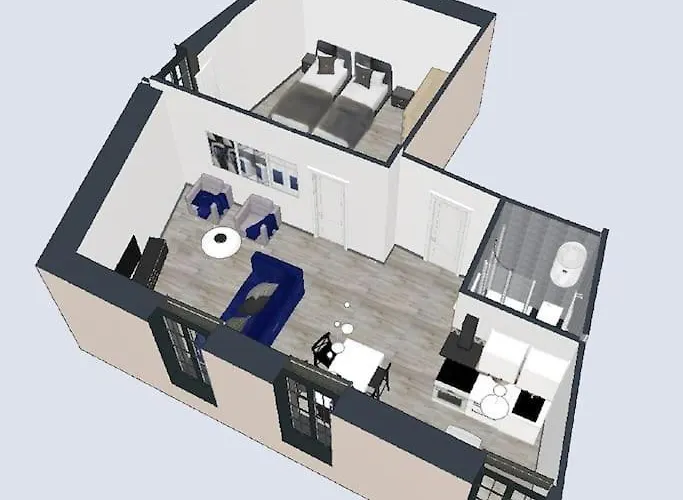 Апартаменты Serenite Au Centre N 6 *